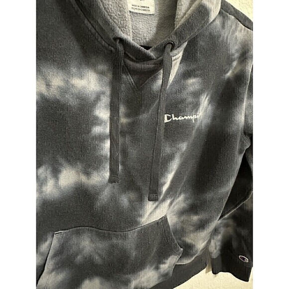 Champion Sweater Womens Size Small Hooded Long Sleeve Multicolor Tie Dye Hoodie - Picture 5 of 5